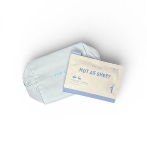 I Dew Care Light Blue Cosmetic Bag + Hydrogel Eye Mask
